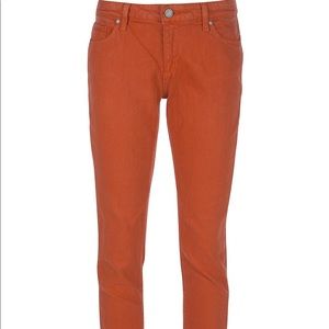 PAIGE Orange denim jeans